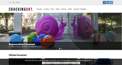 Desktop Screenshot of crackingart.com